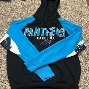 Carolina Panthers Black and Blue Hoodie
